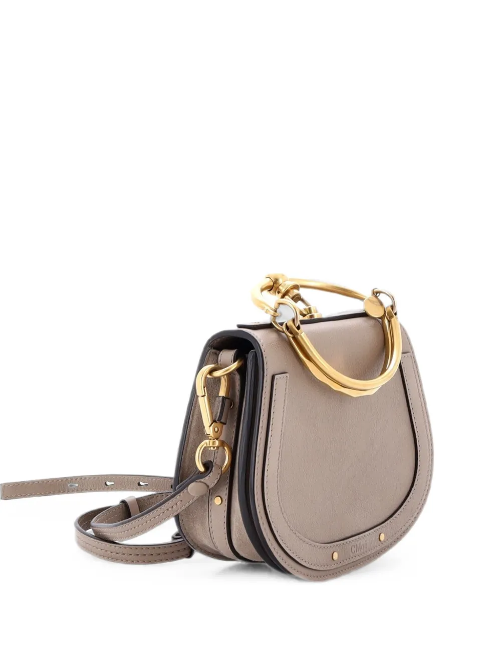 Chloé Pre-Owned Nile Leather Small crossbody bag - Braun