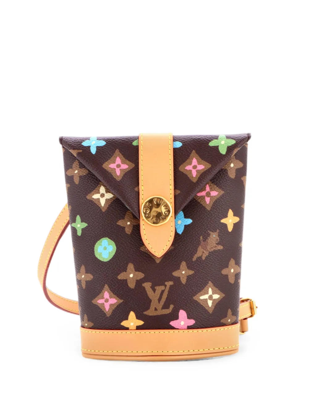 Louis Vuitton Pre-Owned Envelope Pouch Tyler the Creator Monogram Craggy Canvas crossbody bag - Braun