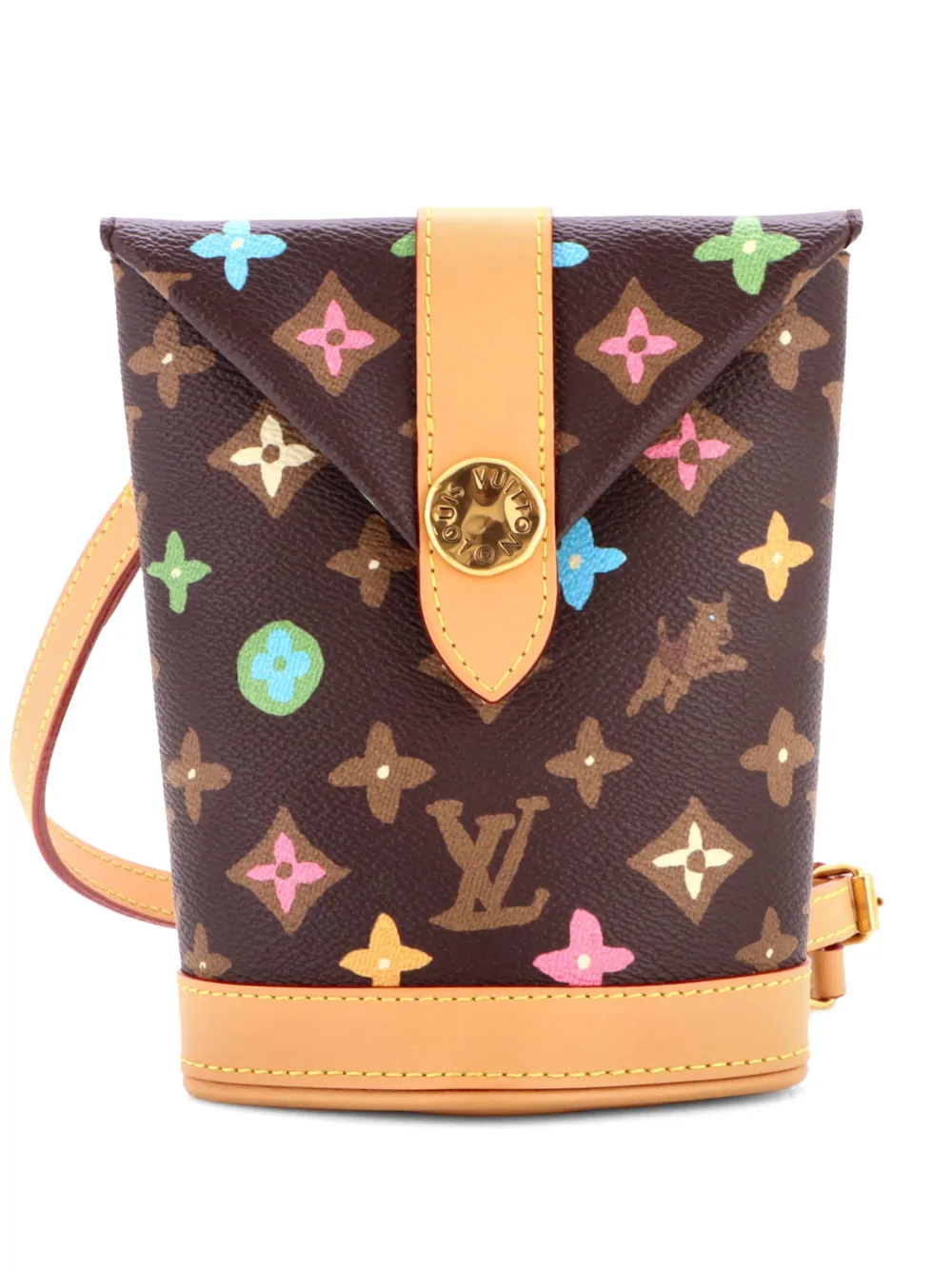 Louis Vuitton Pre-Owned Envelope Pouch Tyler the Creator Monogram Craggy Canvas crossbody bag – Brown