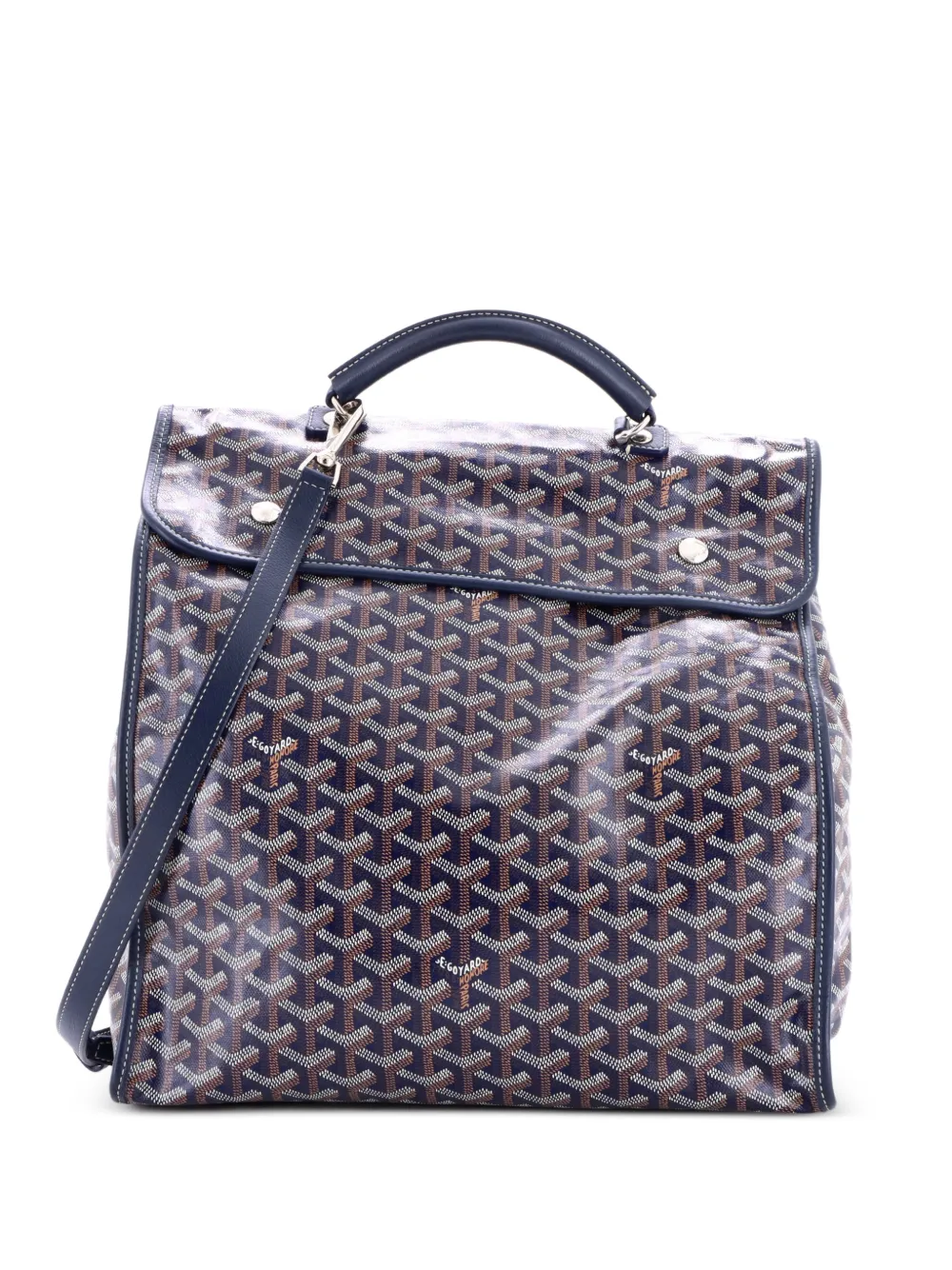 Goyard Pre-Owned Saint Leger Briefcase Coated Canvas backpack - Blu
