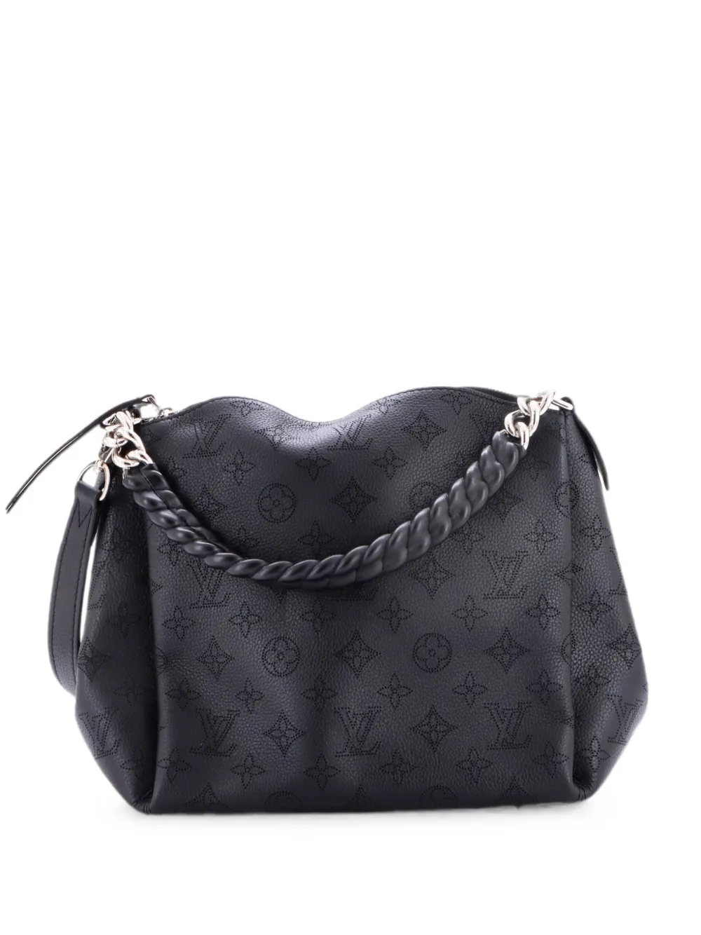Louis Vuitton Pre-Owned Babylone Handbag Mahina Leather BB hobo bag - Schwarz