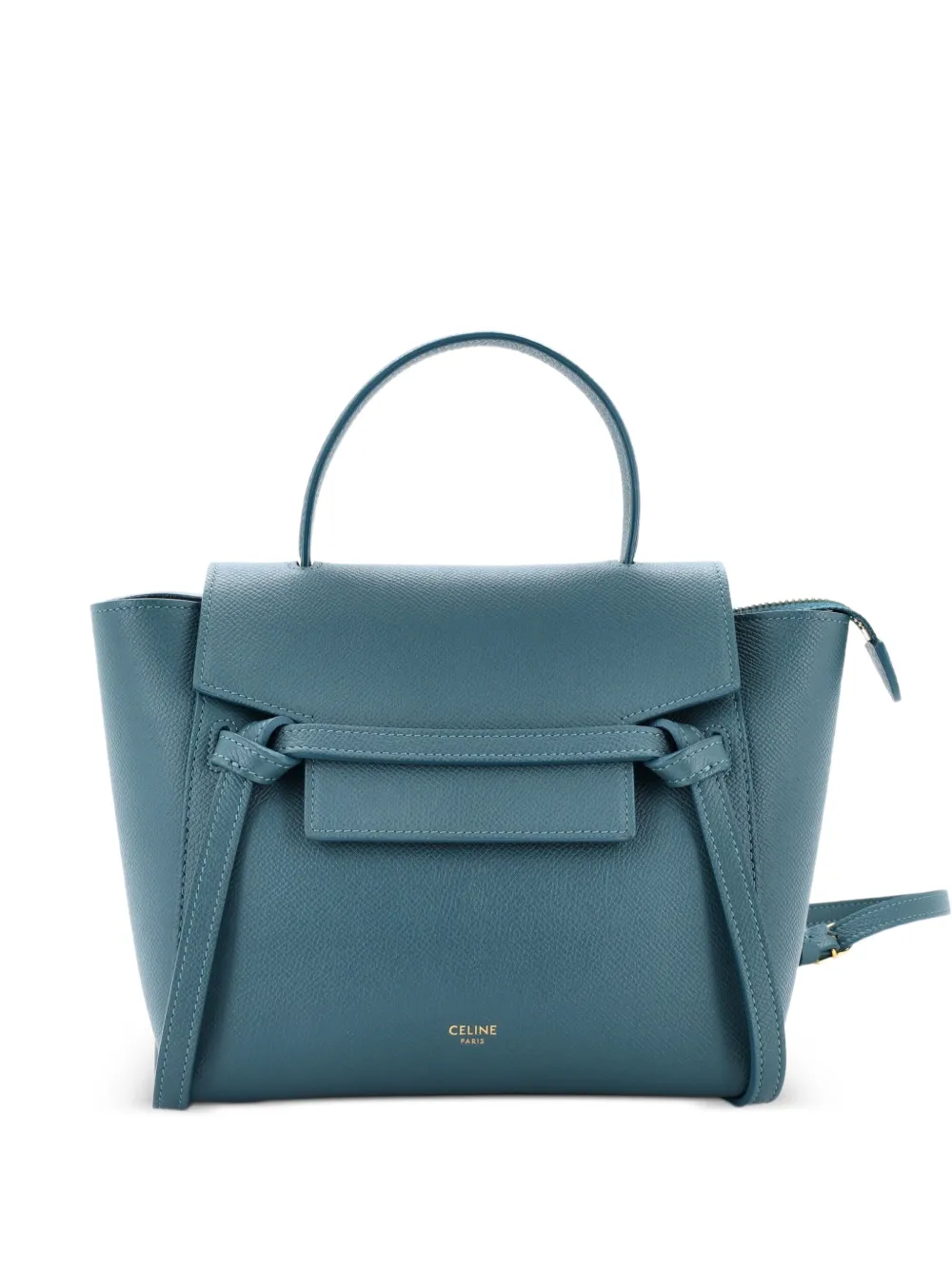 Celine Pre-Owned Belt Bag Textured Leather Nano shoulder bag - Verde