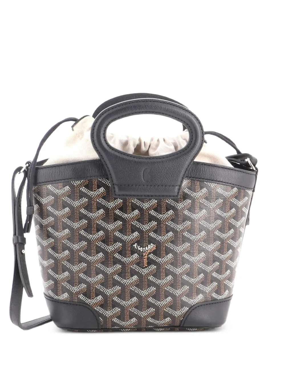 Goyard Pre-Owned Beluga Bag Coated Canvas Mini tote bag - Nero
