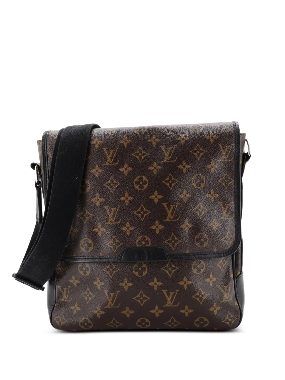 Louis Vuitton Pre-Owned Bass Messenger Bag Macassar Monogram Canvas MM crossbody bag - Nero