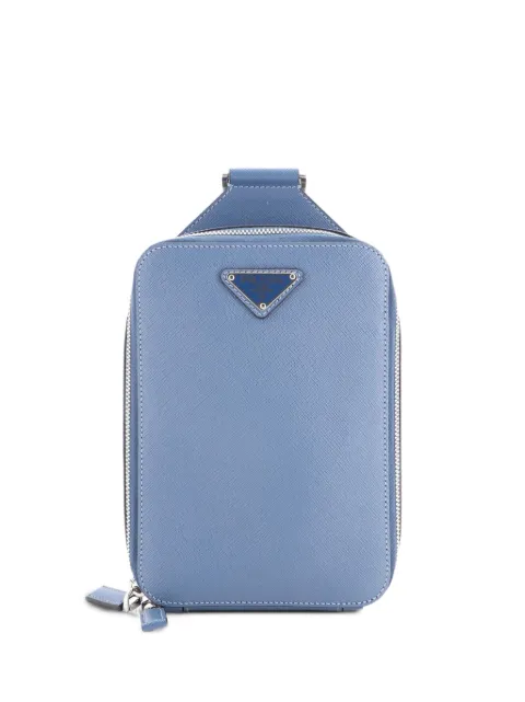 Prada Pre-Owned Brique Sling Bag Saffiano Leather backpack