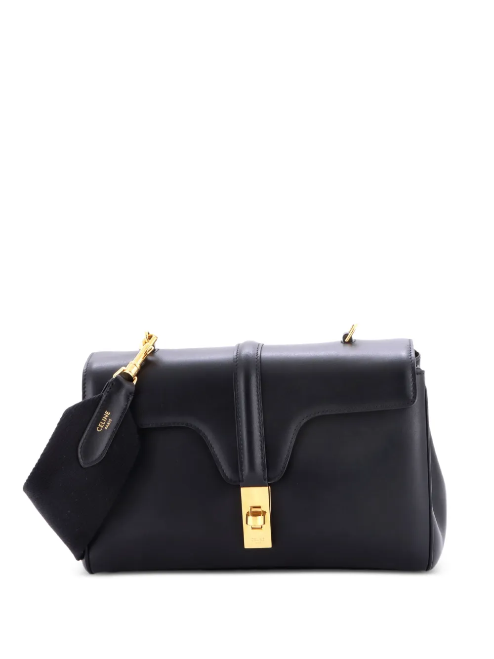 Celine Pre-Owned Soft 16 Bag Smooth Calfskin Teen shoulder bag - Nero