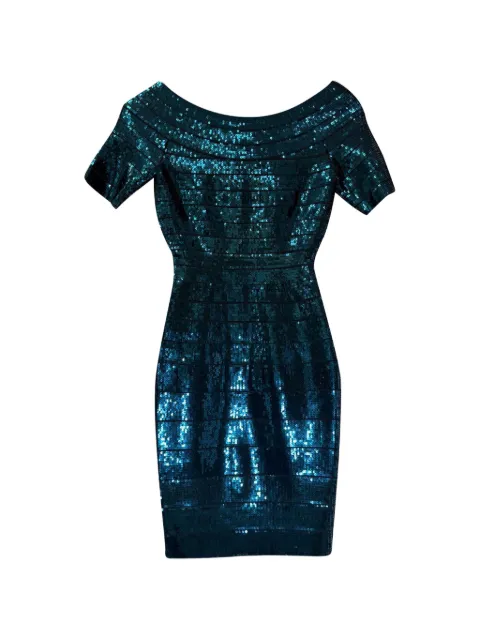 Hervé Léger Pre-Owned Carmen Bandage sequin dress