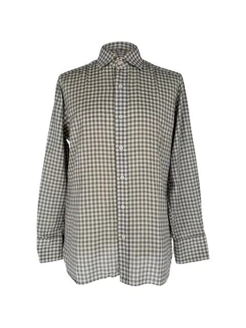 Tom Ford Pre-Owned chemise boutonnée à carreaux vichy