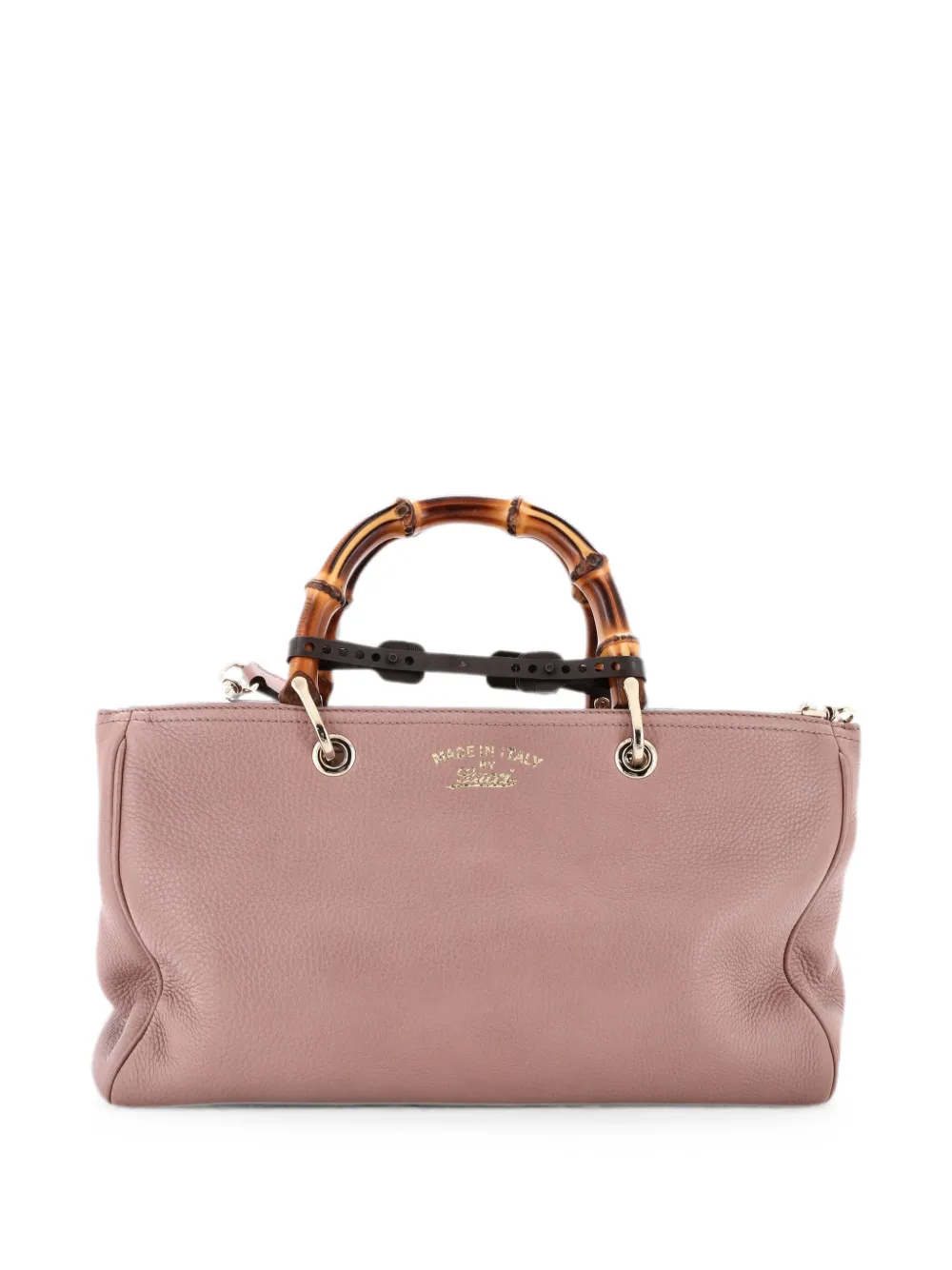 Gucci Pre-Owned Bamboo Shopper Leather Medium tote bag - Rosa