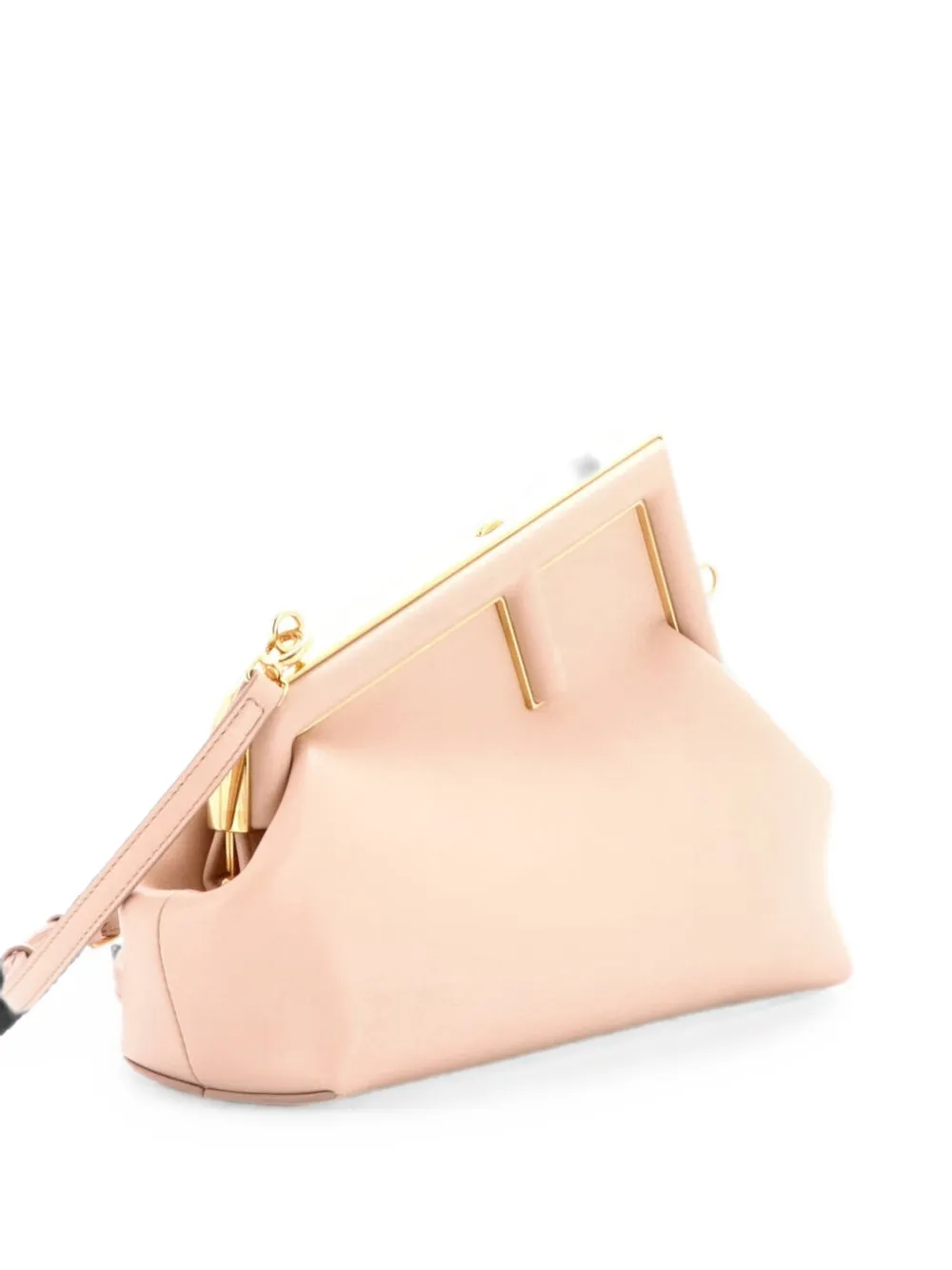 Fendi Pre-Owned First Bag Leather Small clutch bag - Nude