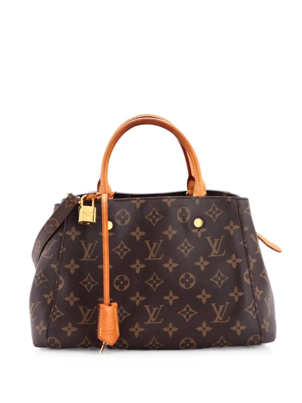 Louis Vuitton Pre-Owned Montaigne Handbag Monogram Canvas BB satchel - Braun