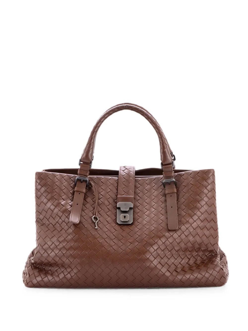 Bottega Veneta Pre-Owned Roma Bag Intrecciato Nappa Medium tote bag - Marrone