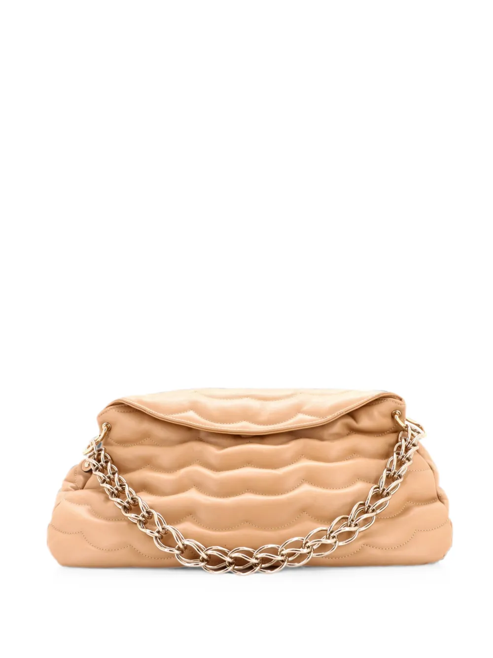 Chloé Pre-Owned Juana Chain Bag Quilted Leather Medium shoulder bag - Nude