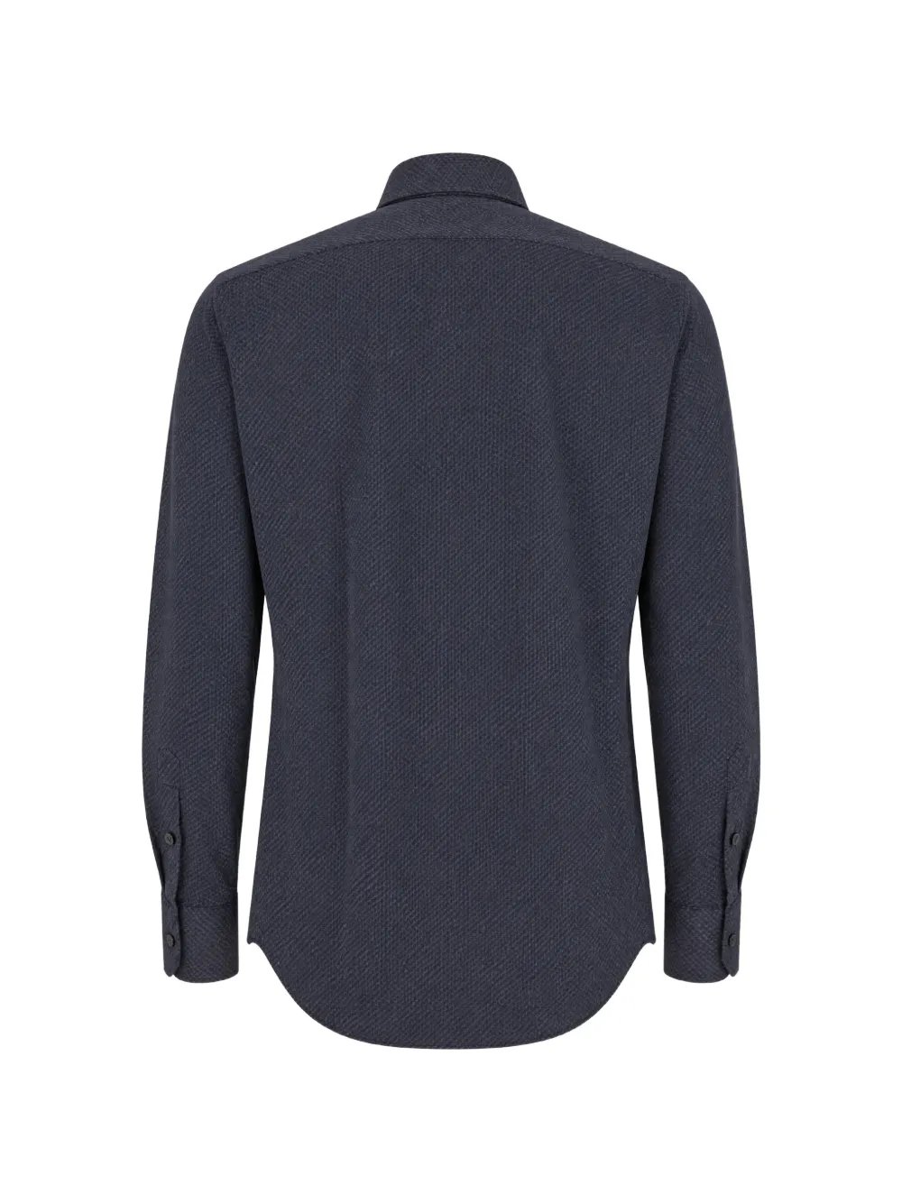 Xacus houndstooth-pattern shirt Blauw
