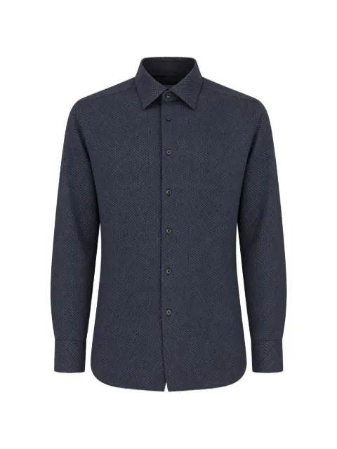 Xacus houndstooth-pattern shirt