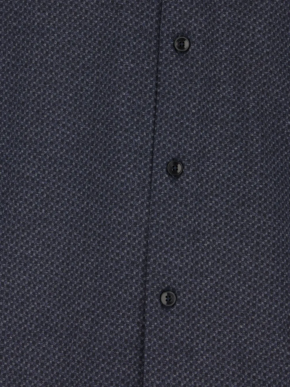 Xacus houndstooth-pattern shirt Blauw