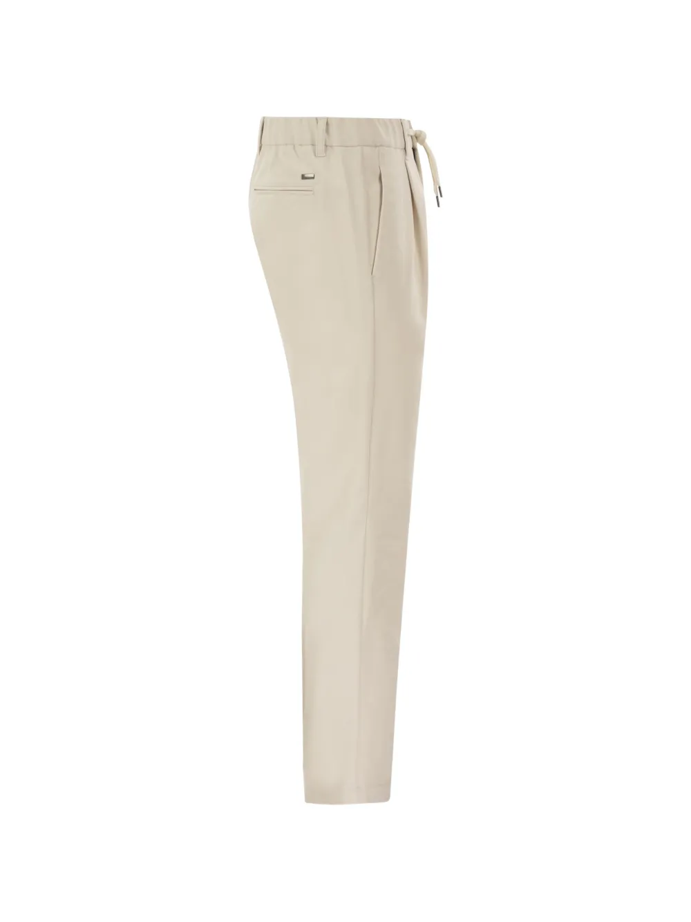 Herno Broek met toelopende pijpen Beige