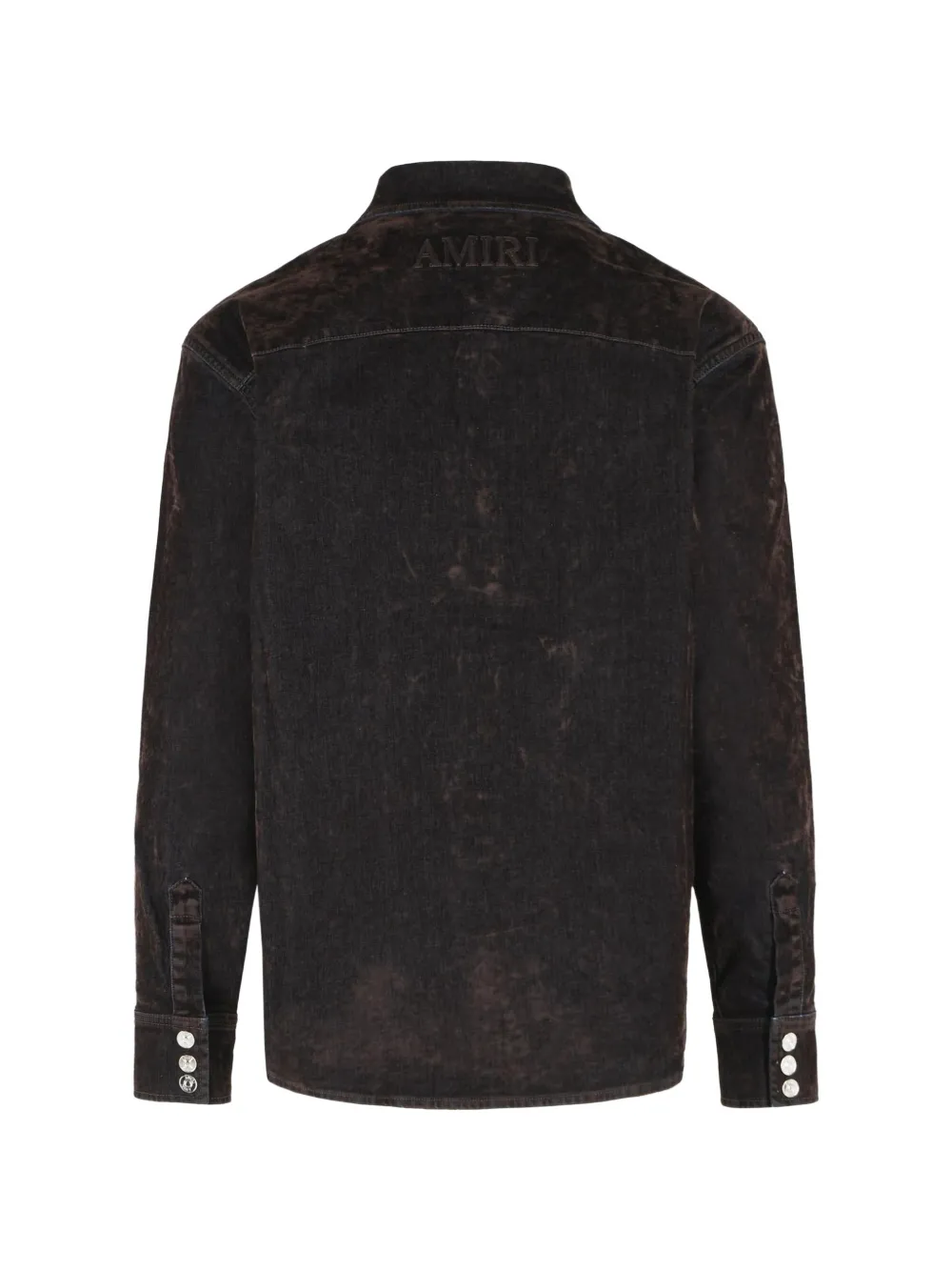 AMIRI Denim overhemd met lange mouwen Bruin