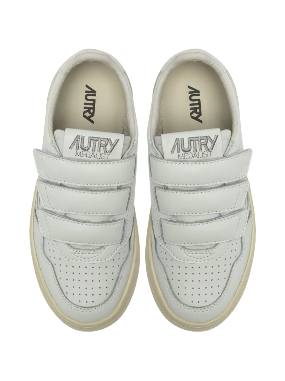 Autry Kids Medalist touch-strap sneakers Wit