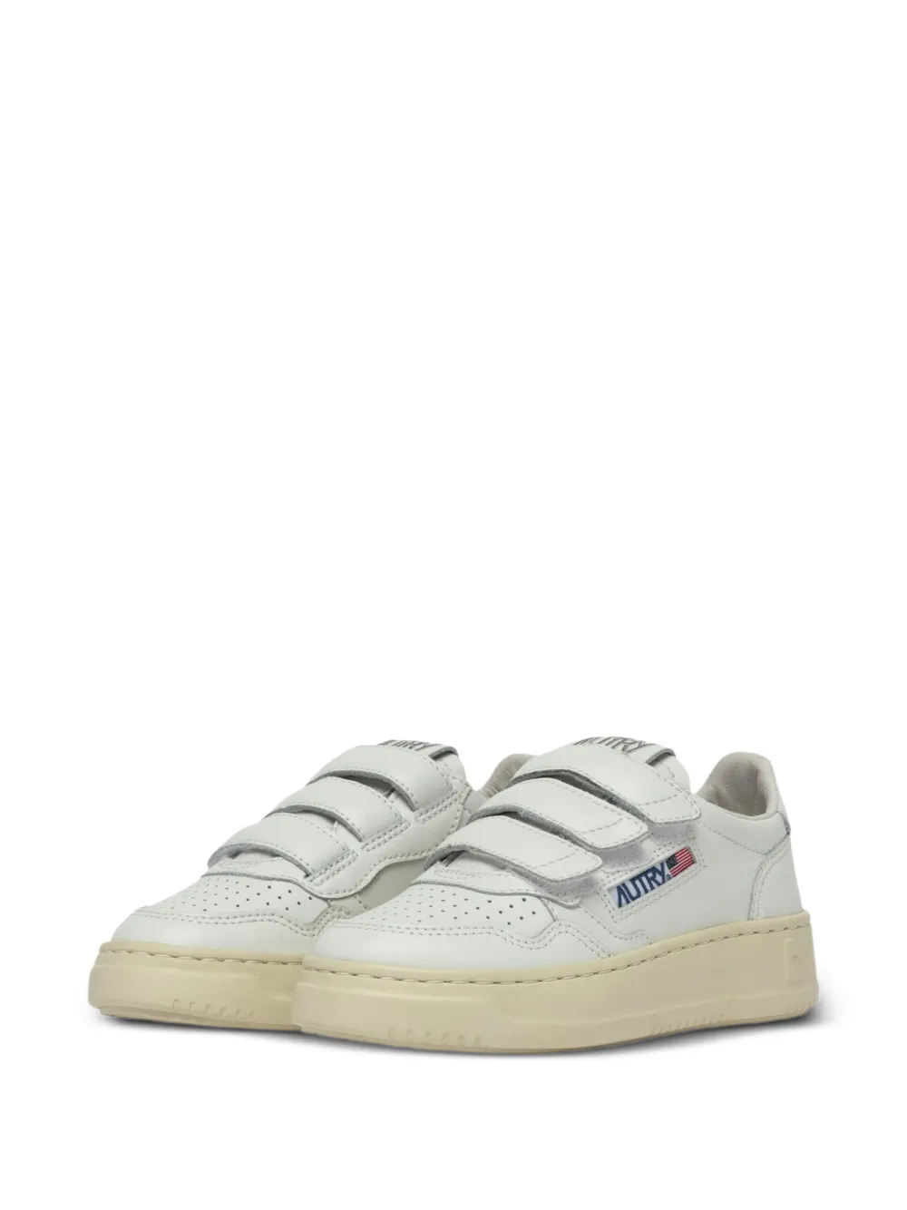 Autry Kids Medalist touch-strap sneakers Wit