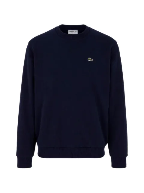 Lacoste cotton fleece sweatshirt