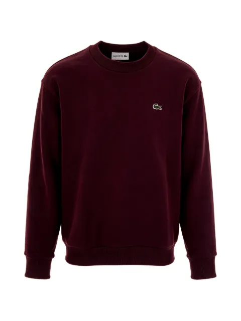 Lacoste cotton fleece sweatshirt