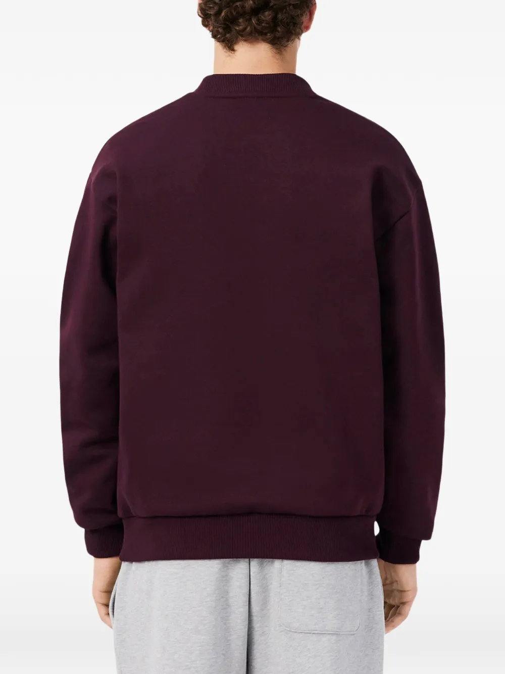 Lacoste Fleece sweater Rood