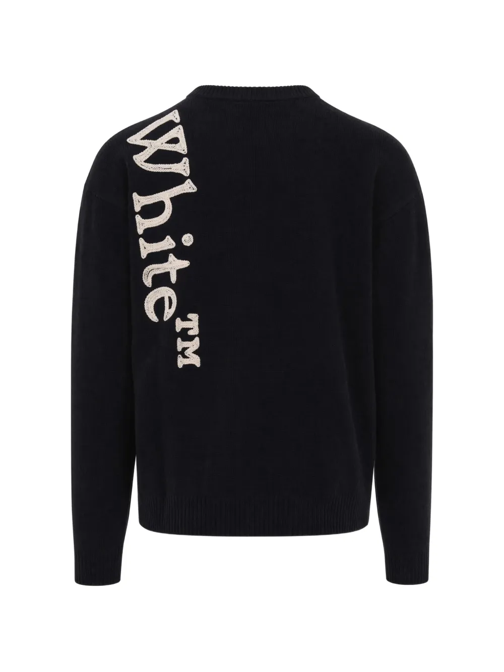 Off-White Bookish trui met geborduurd logo Zwart