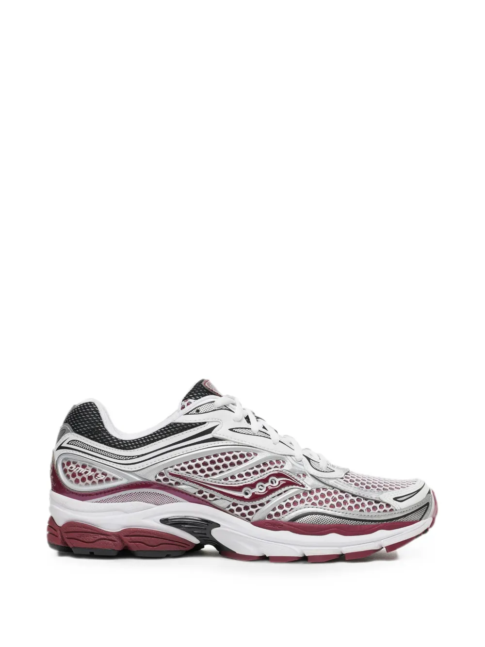 Saucony ProGrid Omni 9 mesh-panelled logo-patch sneakers - Bianco