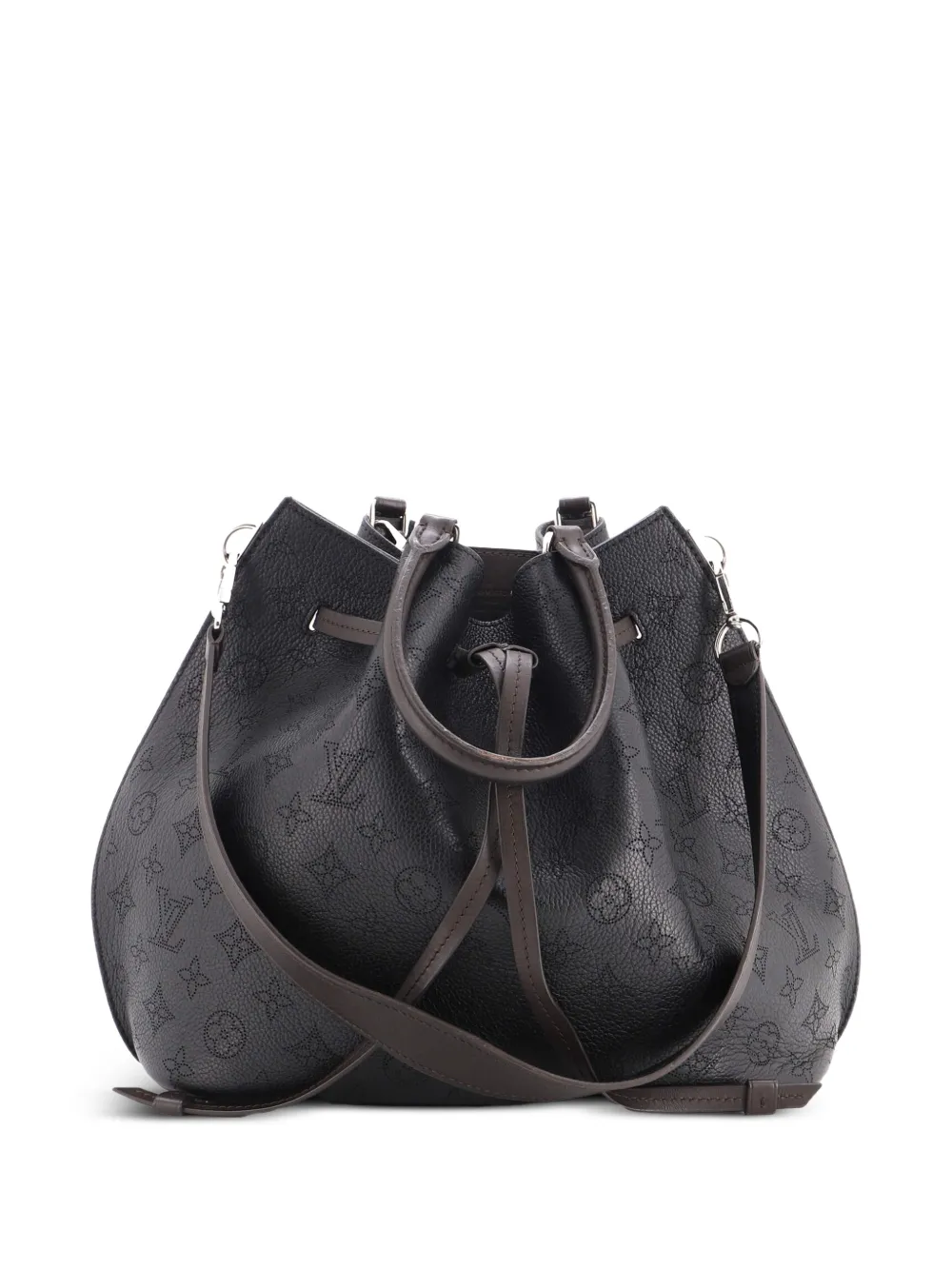 Louis Vuitton Pre-Owned Girolata Handbag Mahina Leather tote bag - Nero