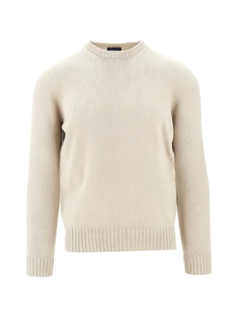 Drumohr jersey con ribete de canalé