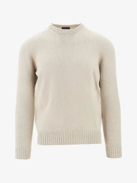 Drumohr ribbed-trim cotton sweater