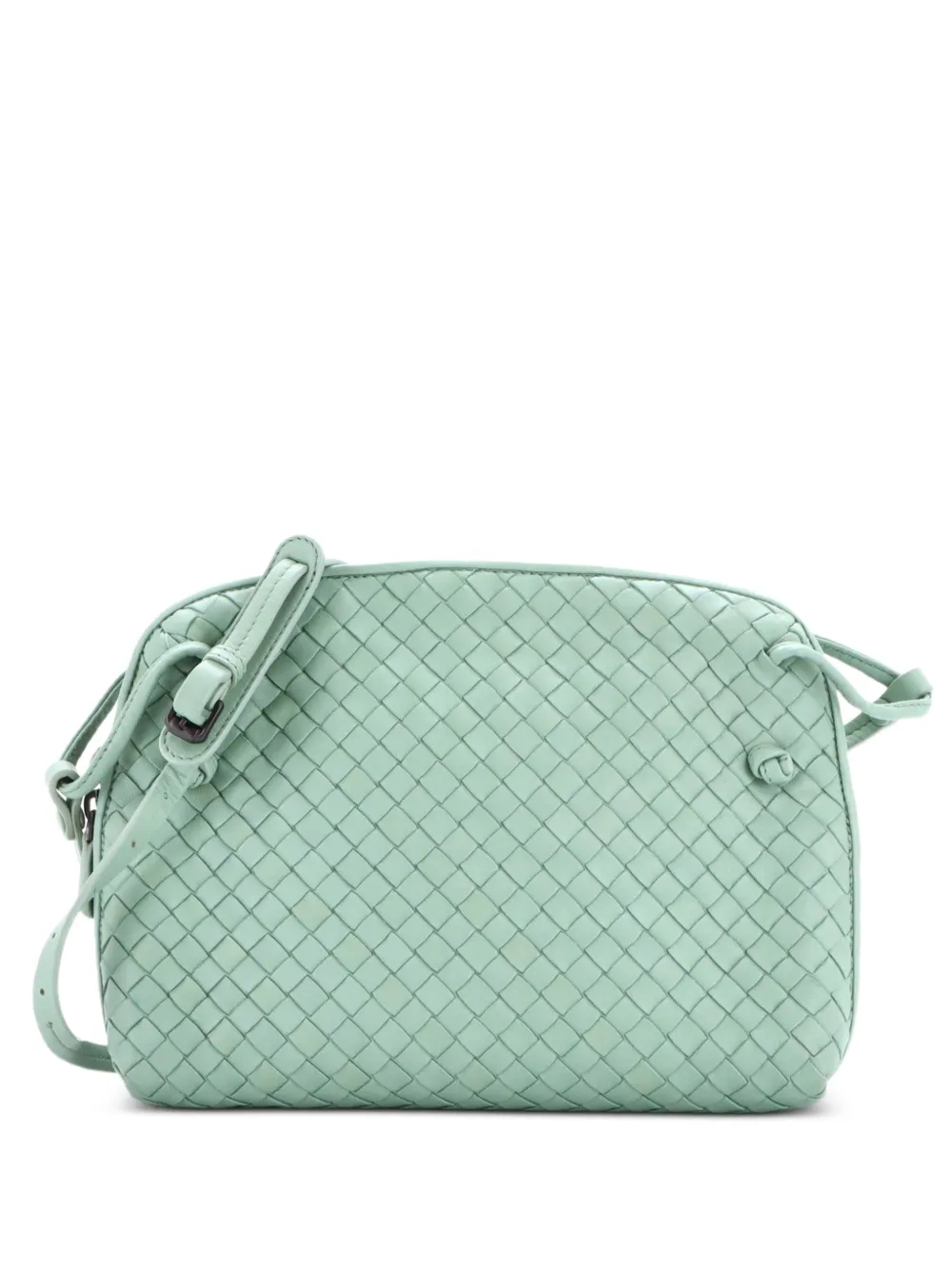 Bottega Veneta Pre-Owned Nodini Intrecciato Nappa Small crossbody bag - Verde