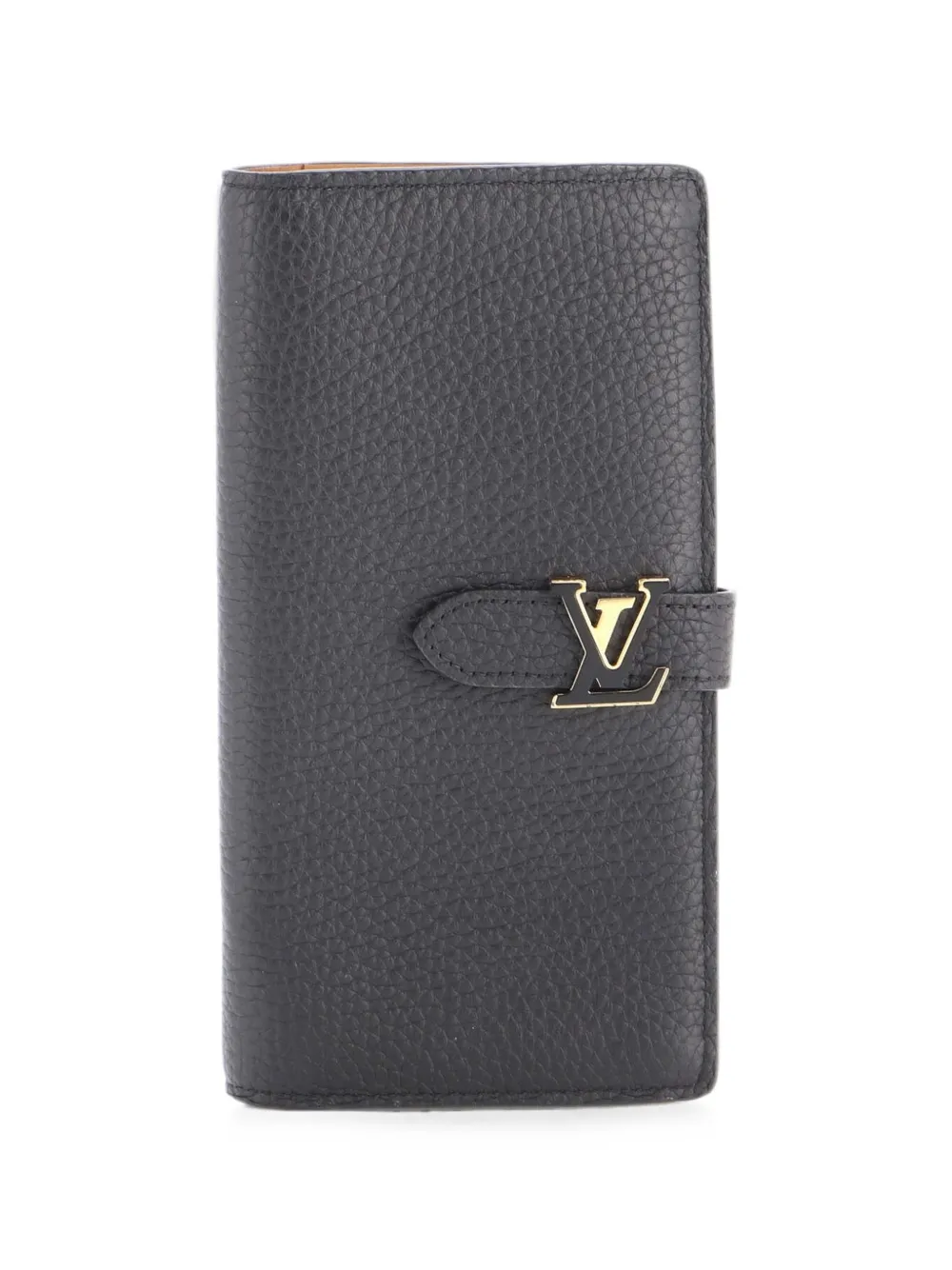 Louis Vuitton Pre-Owned Capucines Vertical Wallet Leather small wallets - Nero
