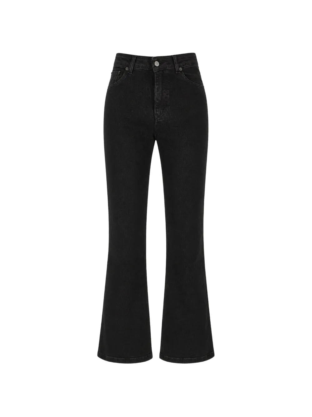 LOIS JEANS logo-patch flared jeans - Schwarz