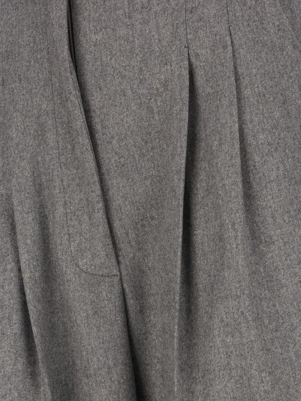PT Torino pleated wide-leg trousers Grijs