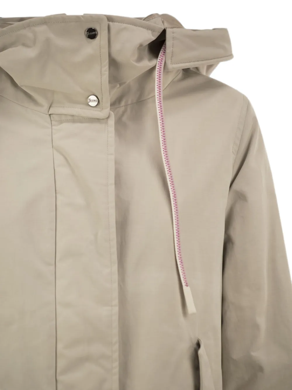 Herno Gewatteerd jack met capuchon Beige