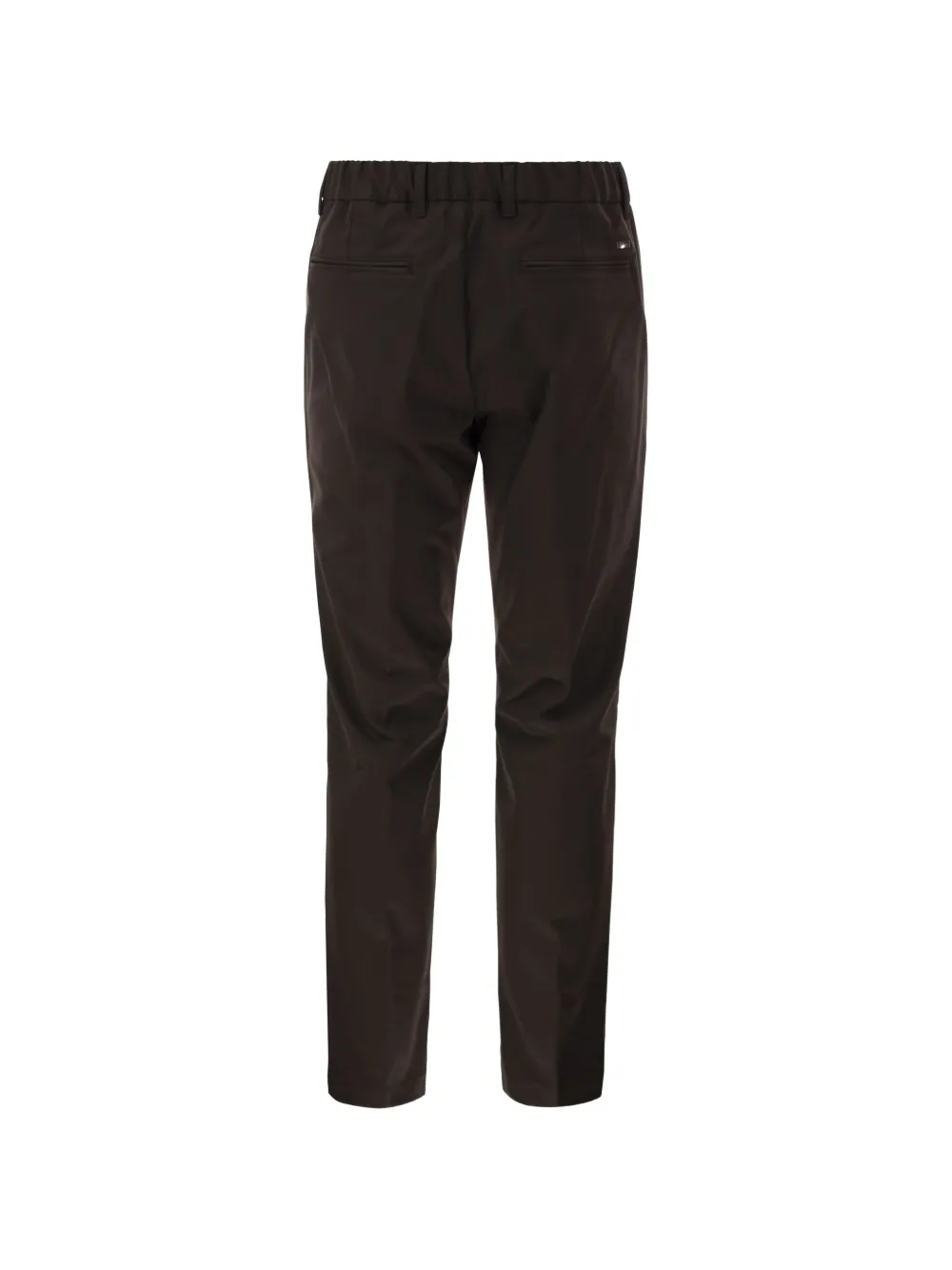 Herno Broek met trekkoordtaille en toelopende pijpen Bruin