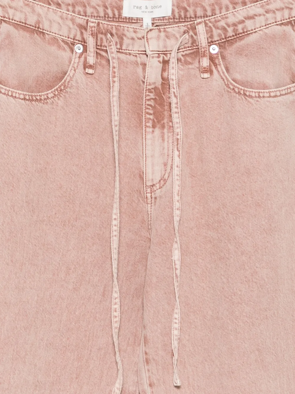 rag & bone Straight jeans Roze