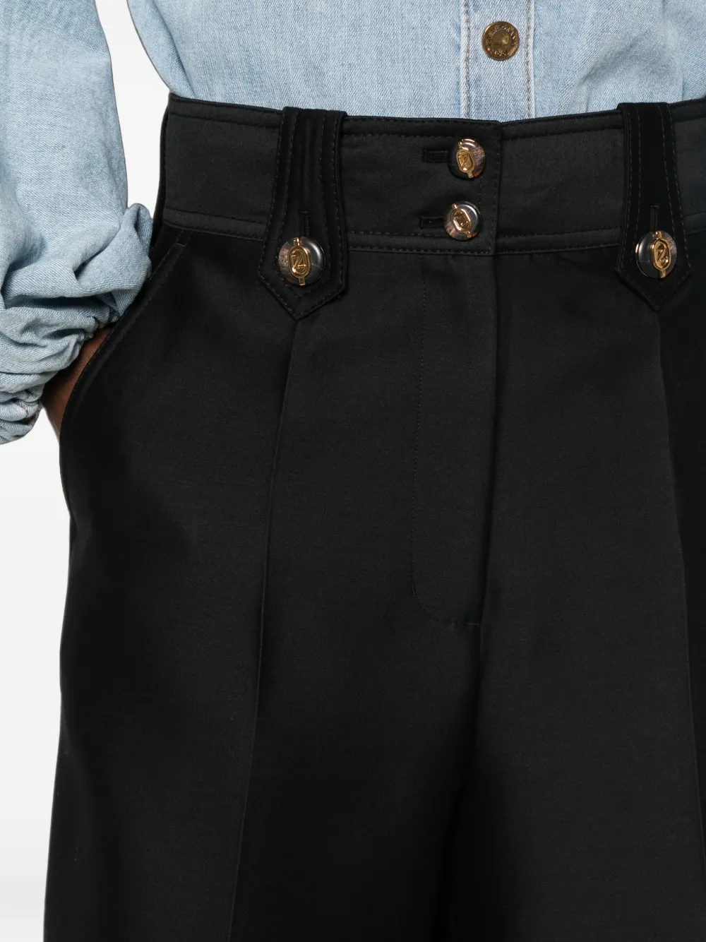ZIMMERMANN Valiant Culotte cropped broek Zwart