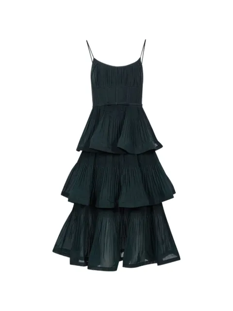 ZIMMERMANN pleated midi dress