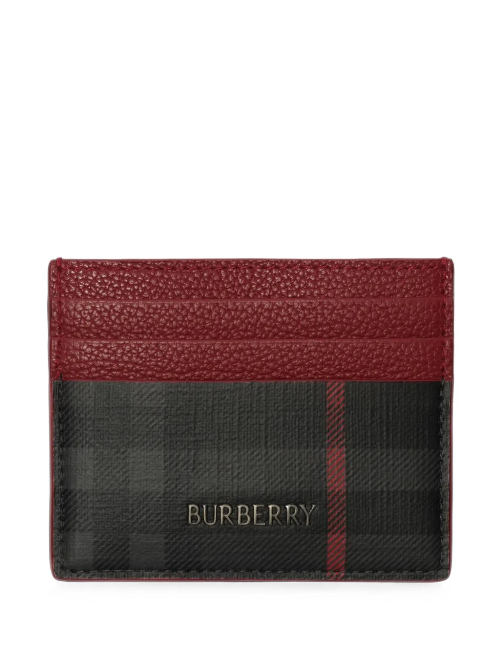 Burberry City Check card case - Nero