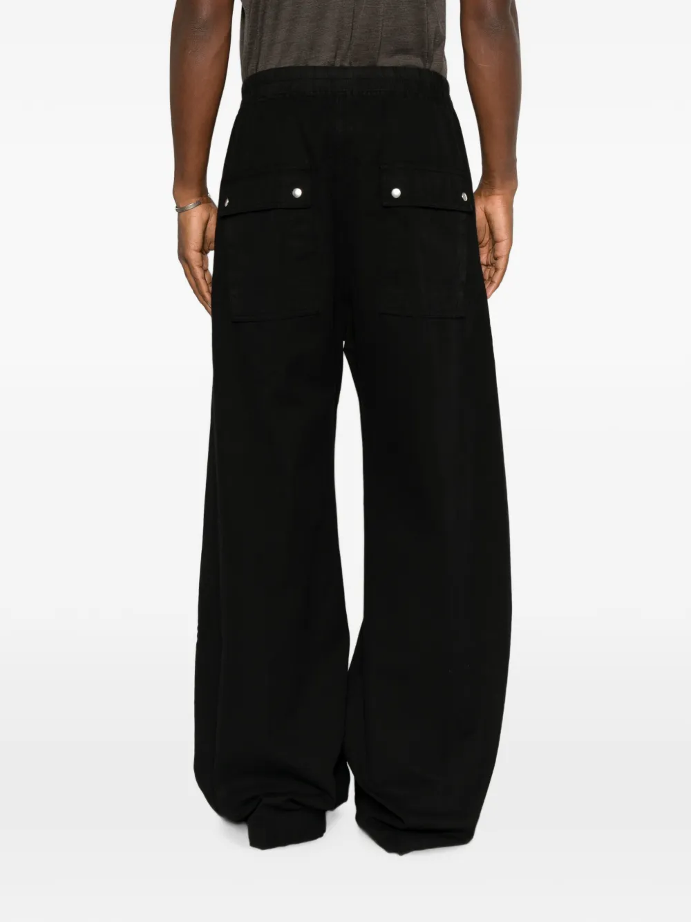 Rick Owens DRKSHDW ドローストリング ワイドパンツ | ブラック