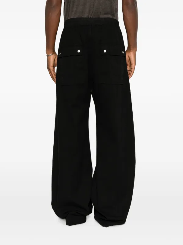 Rick Owens DRKSHDW ドローストリング ワイドパンツ Rick Owens DRKSHDW ドローストリング ワイドパンツ | ブラック