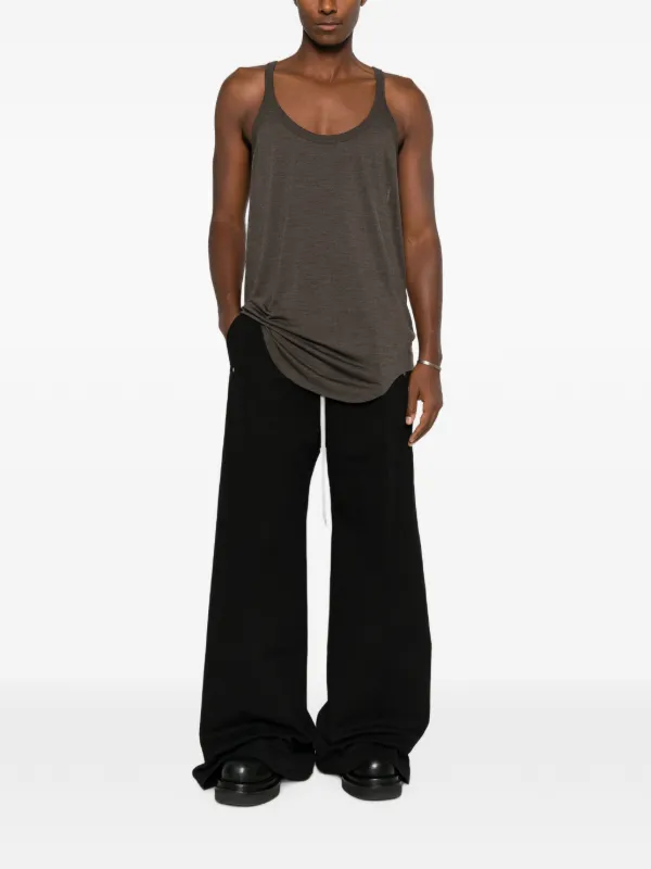 Rick Owens DRKSHDW ドローストリング ワイドパンツ | ブラック