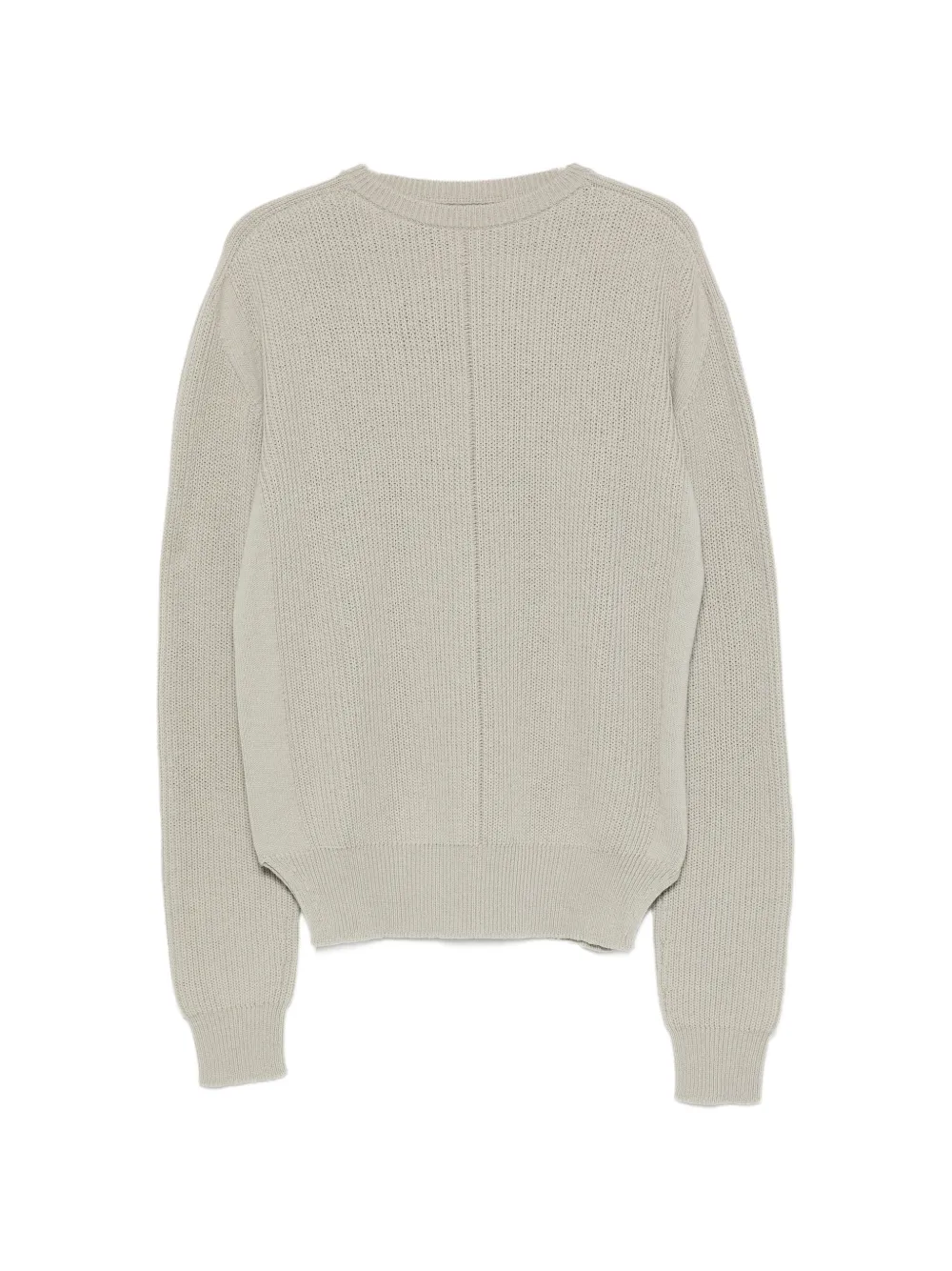 Rick Owens DRKSHDW Ribgebreide trui met vlakken Beige