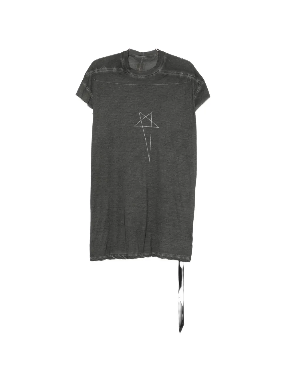 Rick Owens DRKSHDW Jumbo SL Pentagram-print cap-sleeve T-shirt - Schwarz