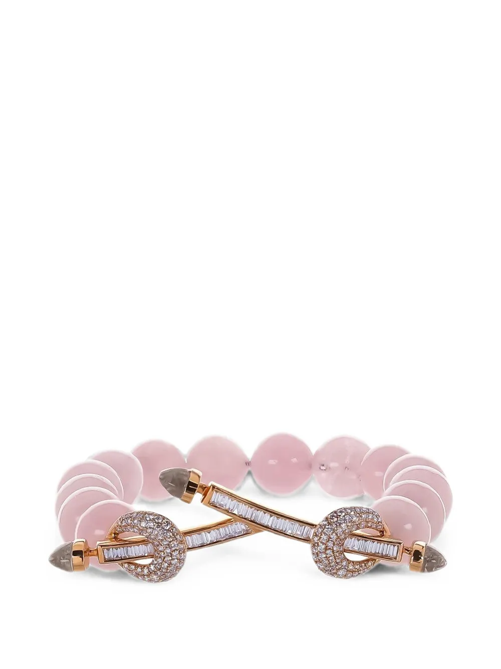 Ananya morganite and diamond chakra bracelet - Gold