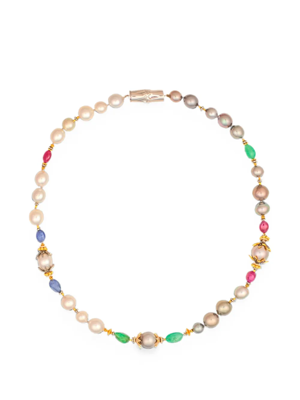 VERDURA multi-stone necklace - Gold