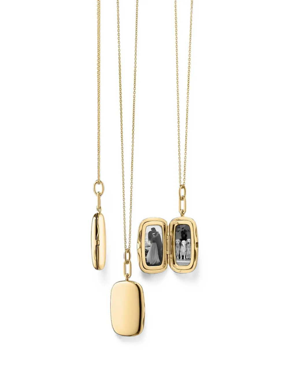 MONICA RICH KOSANN Jane locket necklace - Gold